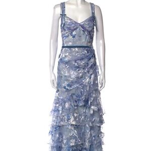 MARCHESA NOTTE
Floral Print Long Dress w/ Tags
Size: XL | US 12